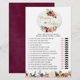 ママまたはパパのゲーム秋フローラカボチャ