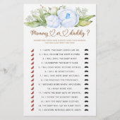 ママまたはパパの赤ちゃんシャワーゲーム (正面)