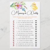 ママまたはパパの赤ちゃんシャワーゲーム (正面)