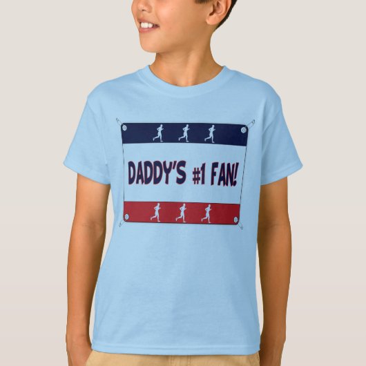 ママまたはパパの#1ファン Tシャツ (正面)