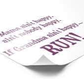 ママもしは幸せじゃない誰も幸せじゃない フォトプリント            (角)