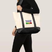 ママもしAin't HappyことわざとEmojis トートバッグ (正面(商品))