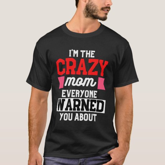 ママよ熱狂するみんなモ警告マのこと Tシャツ (正面)