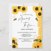 ママをシャワーで赤ちゃんシャワーに 招待状 (正面)