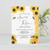 ママをシャワーで赤ちゃんシャワーに 招待状 (スタンド正面)