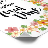 ママをタイム誇りを持ったプリント ポスター (角)