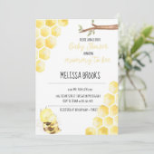 ママをテーマにしたベビーシャワー招待状 招待状 (スタンド正面)