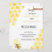 ママをテーマにしたベビーシャワー招待状 招待状 (正面/裏面)