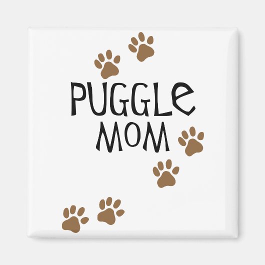 ママをパグル マグネット (正面)