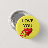 ママを愛してる 缶バッジ (正面&裏面)