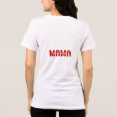 ママを愛して トライブレンドＴシャツ (裏面)