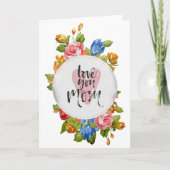 ママを愛する カード (正面)