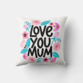 ママを愛する クッション (裏面)