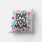 ママを愛する クッション (正面)