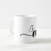 ママを愛する コーヒーマグカップ (正面左)