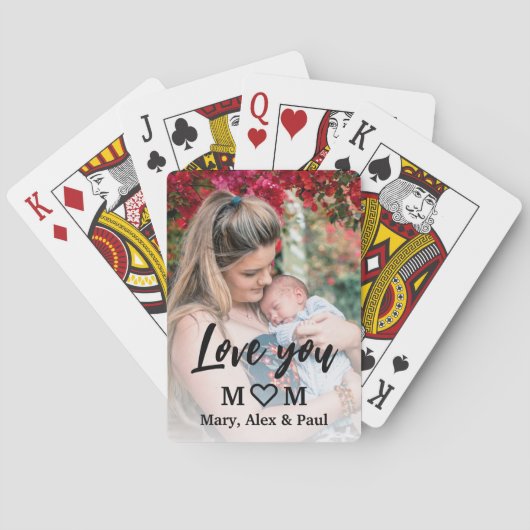 ママを愛する トランプ (裏面)