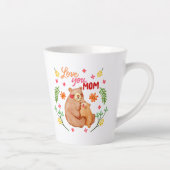 ママを愛する – ママとママの日 カフェラテマグ (右)