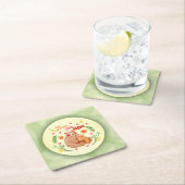 ママを愛する – ママとママの日 スクエアペーパーコースター (インサイチュ)