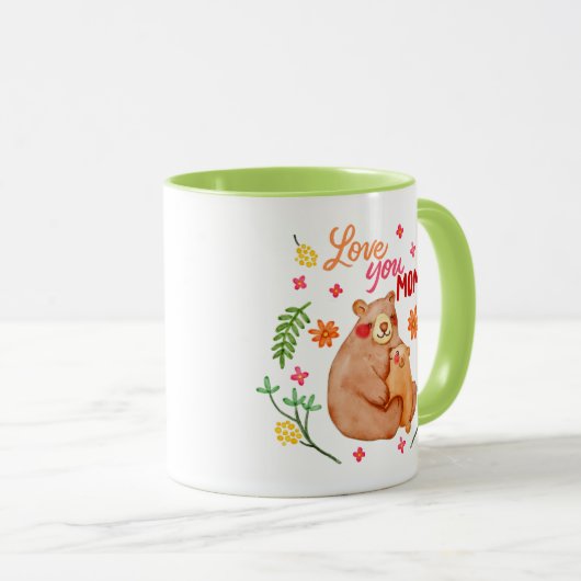 ママを愛する – ママとママの日 マグカップ (正面右)