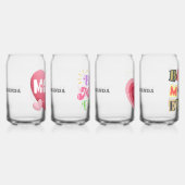 ママを愛する – 感謝カスタムのママのために設定された眼鏡 ガラス缶 (右)