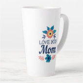 ママを愛する |母の日 カフェラテマグ (右アングル)