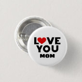 ママを愛する 缶バッジ (正面&裏面)