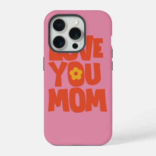 ママを愛する iPhoneケース (裏面)