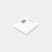 ママを愛カラフルパーソナライズされた ポストイット (アングル)