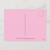 ママを抱きしめ、かわいいベビーのひよこはめんどりを愛 シーズンポストカード (裏面)