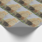 ママを持つBearベビーくま ラッピングペーパー (角)