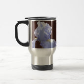 ママを暖かく抱きしめて!ブルーアイリスフラワーマグ トラベルマグ (左)