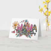 ママを毎日愛してる ママの日 カード (黄色い花)