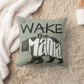 ママを目覚めさせないで下さいBear Accent Pillow クッション (ブランケット)
