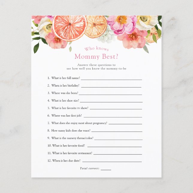 ママを知っているピンクの柑橘系の最高の花 (正面)