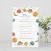 ママを知っている惑星の外の赤ん坊のシャワー (スタンド正面)