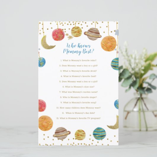 ママを知っている惑星の外の赤ん坊のシャワー (スタンド正面)