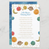 ママを知っている惑星の外の赤ん坊のシャワー (正面/裏面)