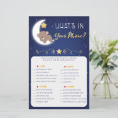 ママを知っている赤ちゃんシャワーゲーム，電話ゲーム (スタンド正面)