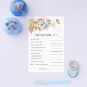 ママを知っている赤ちゃんシャワーゲ最高のー チラシ (シングル)