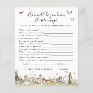 ママを知っている  赤ちゃんシャワーゲーム