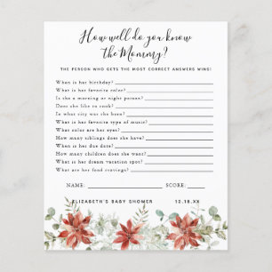 ママを知っている  赤ちゃんシャワーゲーム