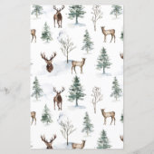 ママを知るウッドランドの冬の最高の森 (裏面)