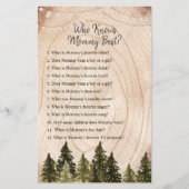 ママを知るウッドランドの冬の最高の森 (正面)