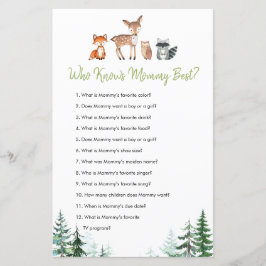 ママを知るウッドランド・フォレスト・ベビーシャワー最高の