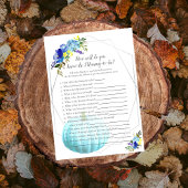 ママを知るカボチャの赤ちゃん最高のシャワー |青 招待状