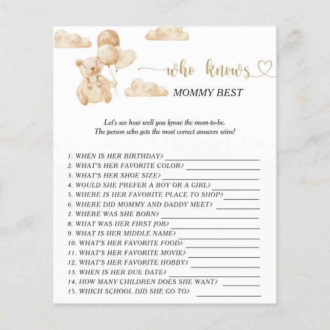 ママを知るクマ最高の (正面)