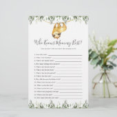 ママを知るナマケモノの赤ちゃん最高のシャワー (スタンド正面)