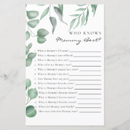 ママを知るユーカリ赤ちゃんシャワーゲ最高のー