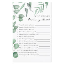 ママを知るユーカリ赤ちゃんシャワーゲ最高のー