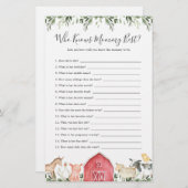 ママを知る家畜の赤ちゃん最高のシャワー (正面/裏面)